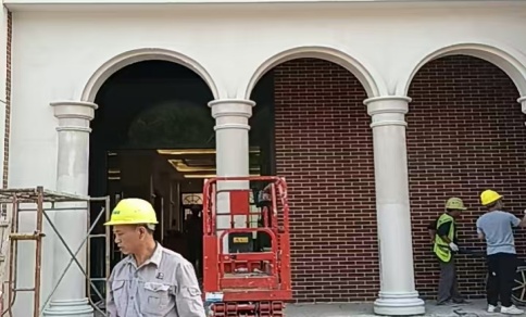 發(fā)泡陶瓷窗套柱子