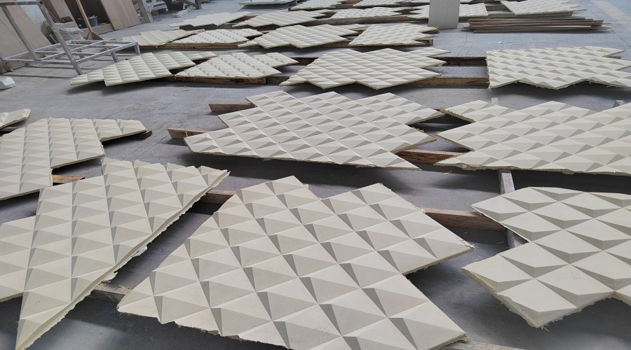 飾紀(jì)上品GRC廠家-南京GRC菱形板造型的工程案例