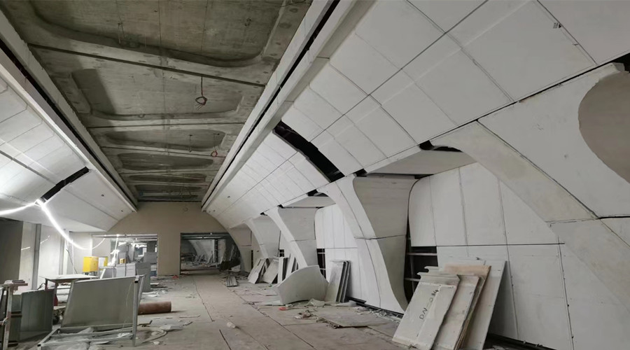 廣州南站地下空間過道GRG墻面項(xiàng)目 廣州南站地下空間過道GRG墻面項(xiàng)目