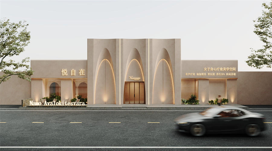 廣州悅自在美學(xué)空間GRC門頭造型項(xiàng)目 廣州悅自在美學(xué)空間GRC門頭造型項(xiàng)目