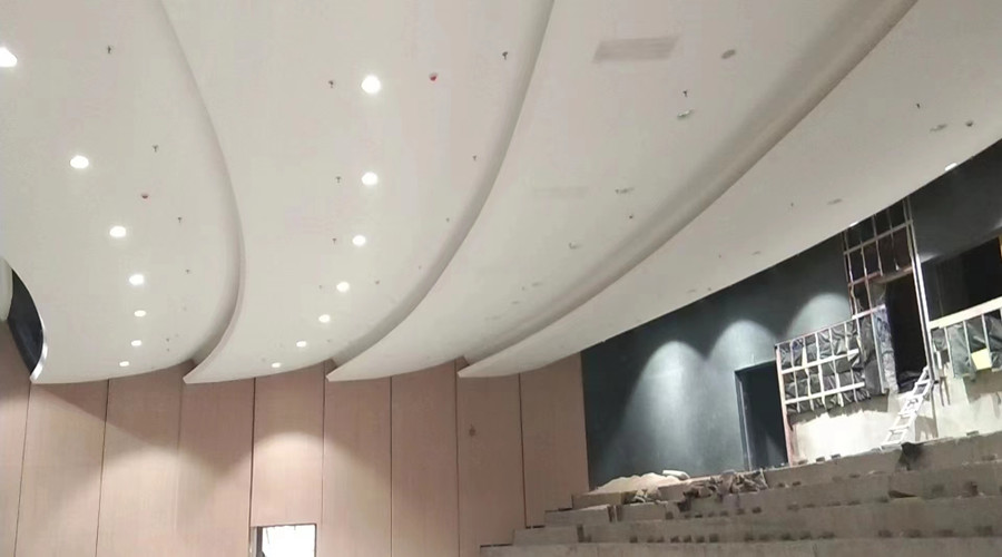 GRG材料報(bào)告廳裝飾效果