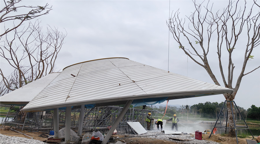 三亞海棠灣UHPC預(yù)制構(gòu)件遮陽立面掛板項目 三亞海棠灣UHPC預(yù)制構(gòu)件遮陽立面掛板項目