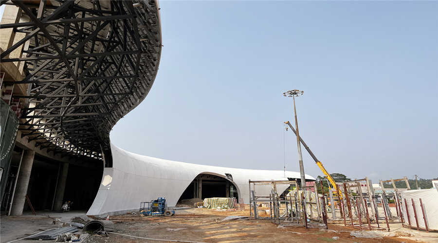 深圳沙田服務區(qū)GRC幕墻板項目 深圳沙田服務區(qū)GRC幕墻板項目