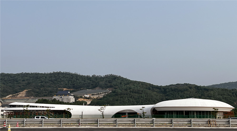 深圳沙田服務區(qū)GRC幕墻板項目 深圳沙田服務區(qū)GRC幕墻板項目