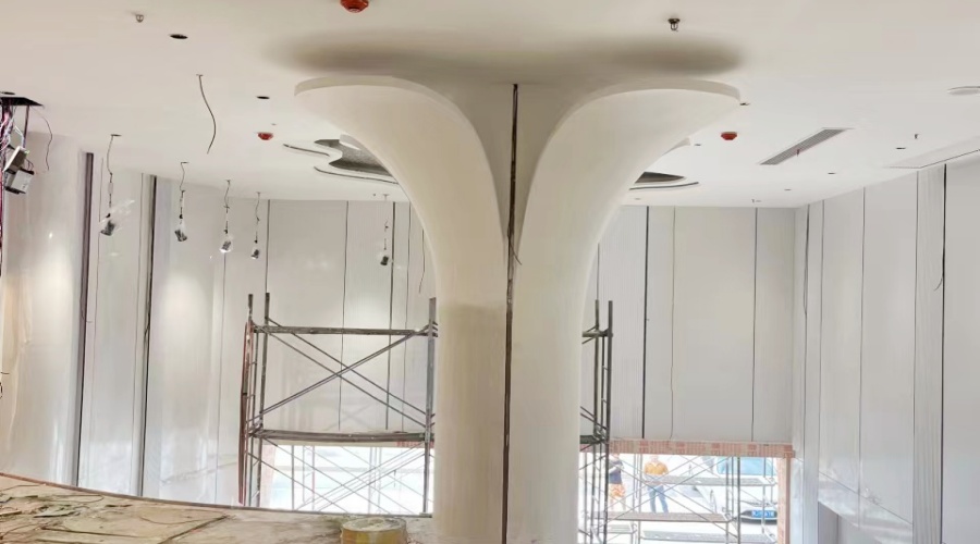 GRG花瓣柱子造型 GRG花瓣柱子造型