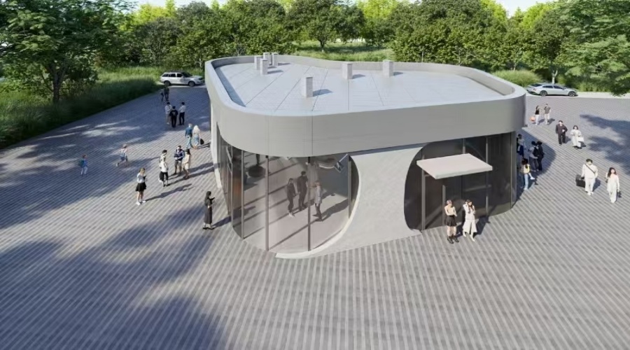 寧波五江口驛站GRC幕墻 寧波五江口驛站GRC幕墻