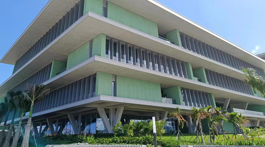 海南大學(xué)研究所GRC幕墻肌理板項(xiàng)目 海南大學(xué)研究所GRC幕墻肌理板項(xiàng)目