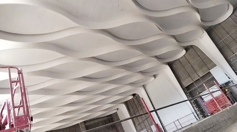 深汕高中園游泳館GRG吊頂項(xiàng)目 深汕高中園游泳館GRG吊頂項(xiàng)目