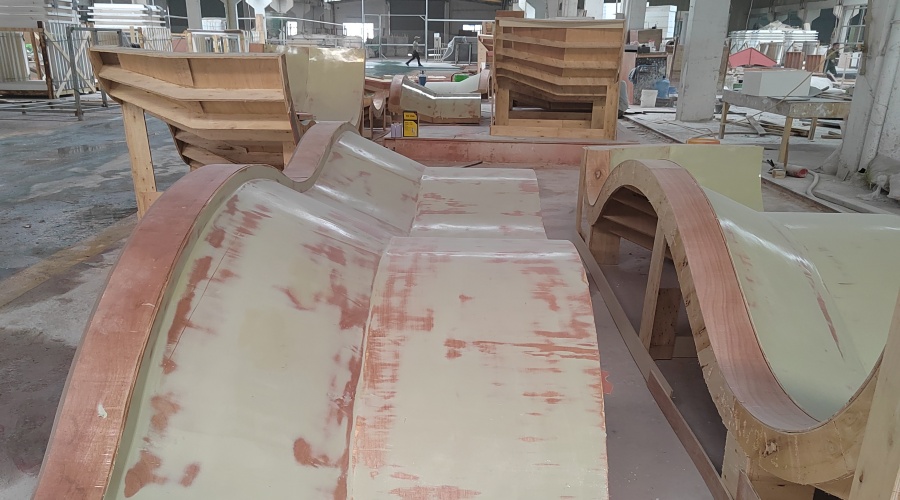 廣州天環(huán)廣場GRC水磨石坐凳工程案例