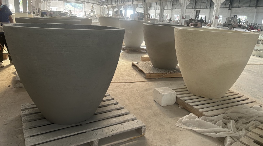 出口GRC花盆花箱工程案例 出口GRC花盆花箱工程案例