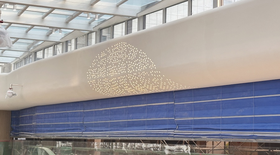 商場(chǎng)GRG透光吊頂 商場(chǎng)GRG透光吊頂