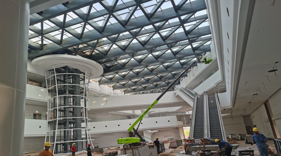 清遠(yuǎn)科技館GRG攔河造型 清遠(yuǎn)科技館GRG攔河造型