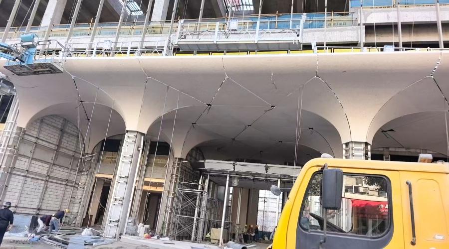 福建紫陽(yáng)公館水磨石UHPC柱子造型工程 福建紫陽(yáng)公館水磨石UHPC柱子造型工程