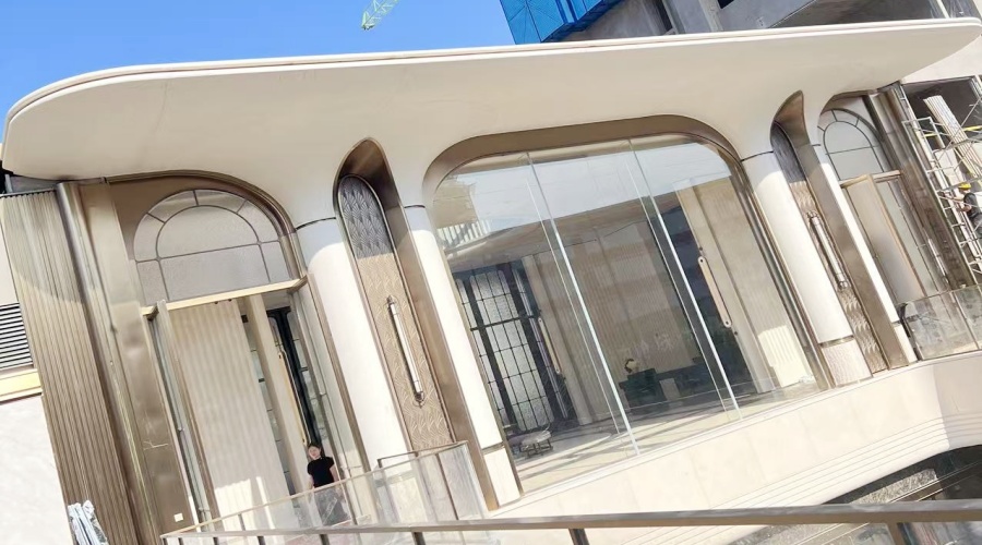 UHPC幕墻板與柱子門頭 UHPC幕墻板與柱子門頭